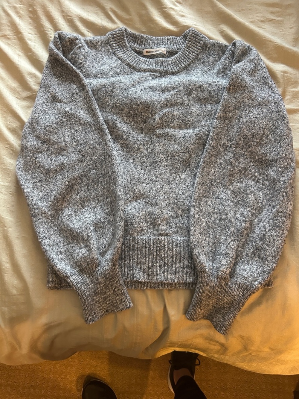 Marine Layer Gray Scoop Neck Sweater